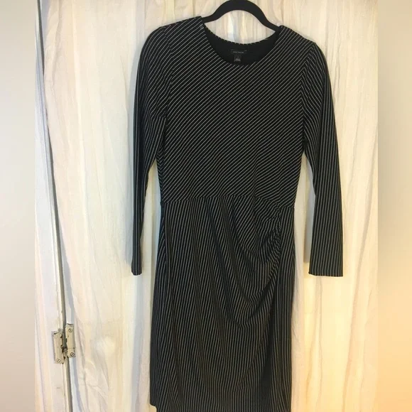 chinese dress ladies Girl's Pastel Pinstripe Dress in Blue Size 12M main image 1